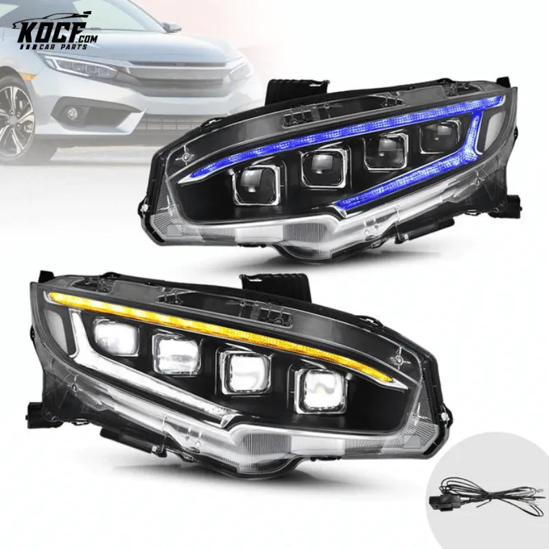 2018-2022 Honda Accord LED Headlights Front Lights Assembly