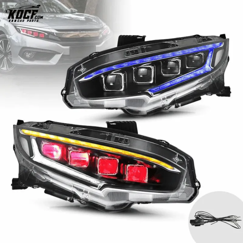 2018-2022 Honda Accord LED Headlights Front Lights Assembly