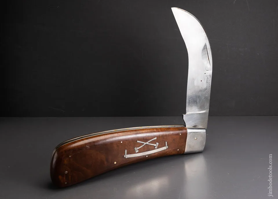 AMAZING 27 inch Folding Pocket Knife Marked KELLY AXE & TOOL CO. CHARLESTON W. VA. USA * EXCELSIOR 67534 - AS OF SEPT 10