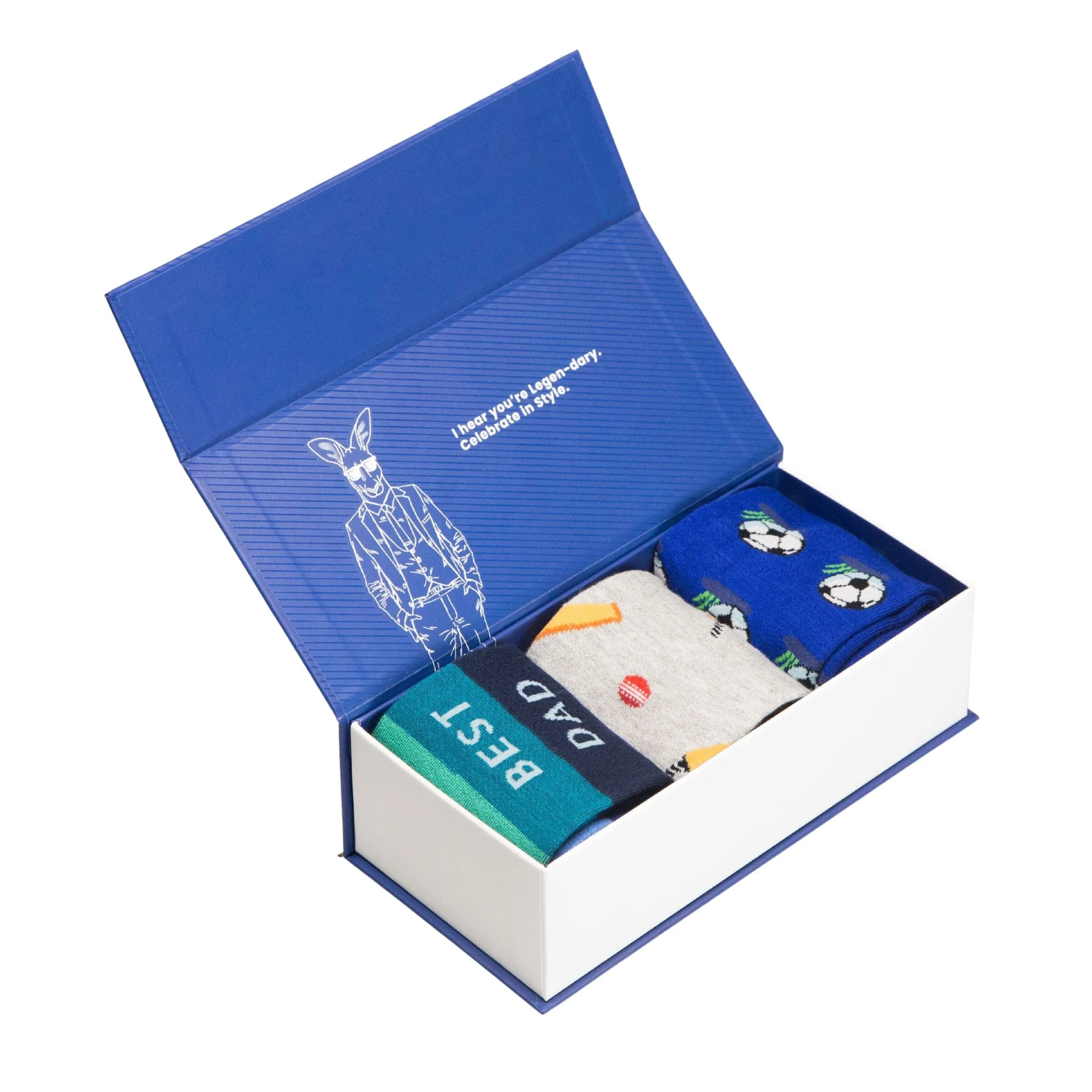 Dad Sports Socks Gift Set