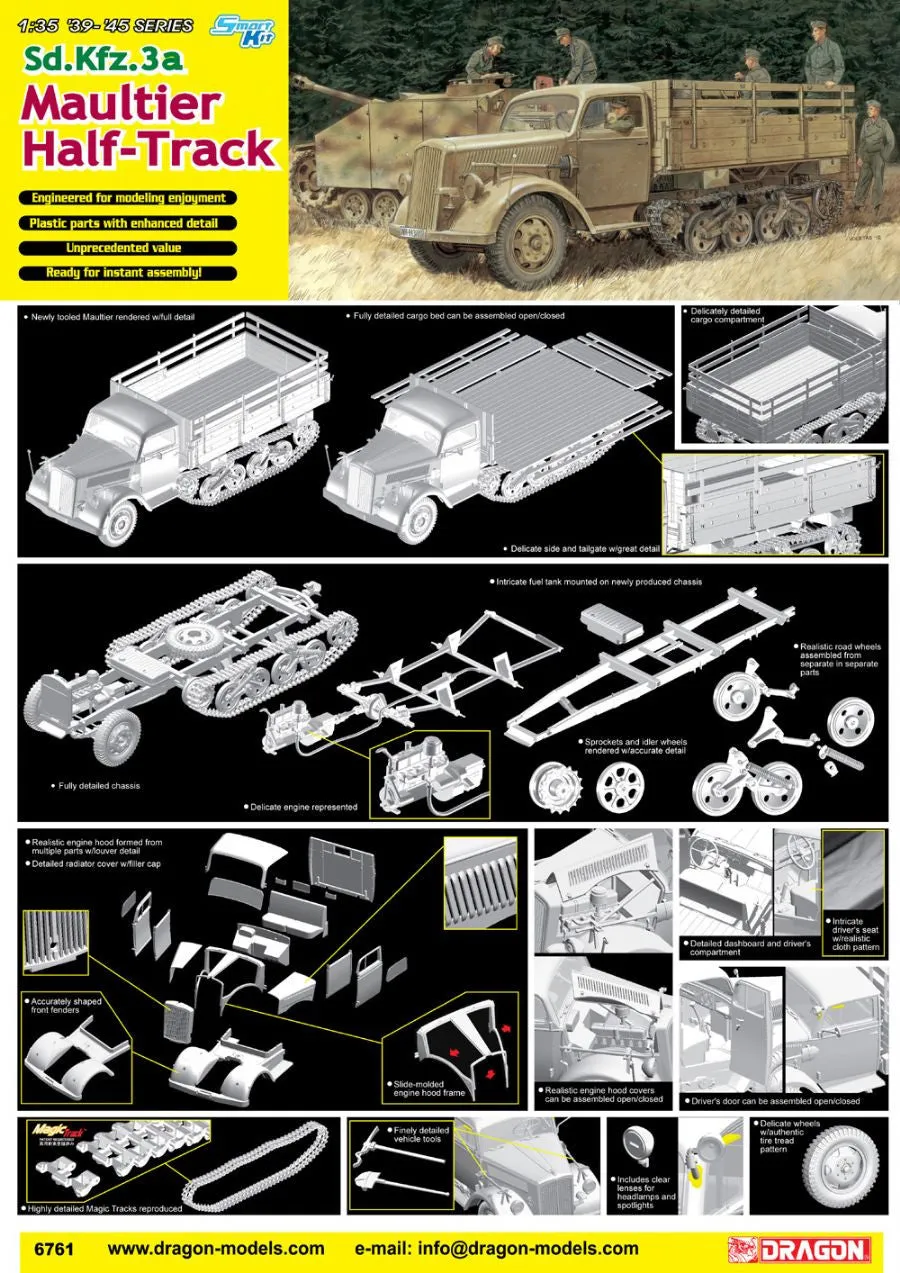 Dragon 1/35 Sd.Kfz.3a Maultier Half Track | 6761