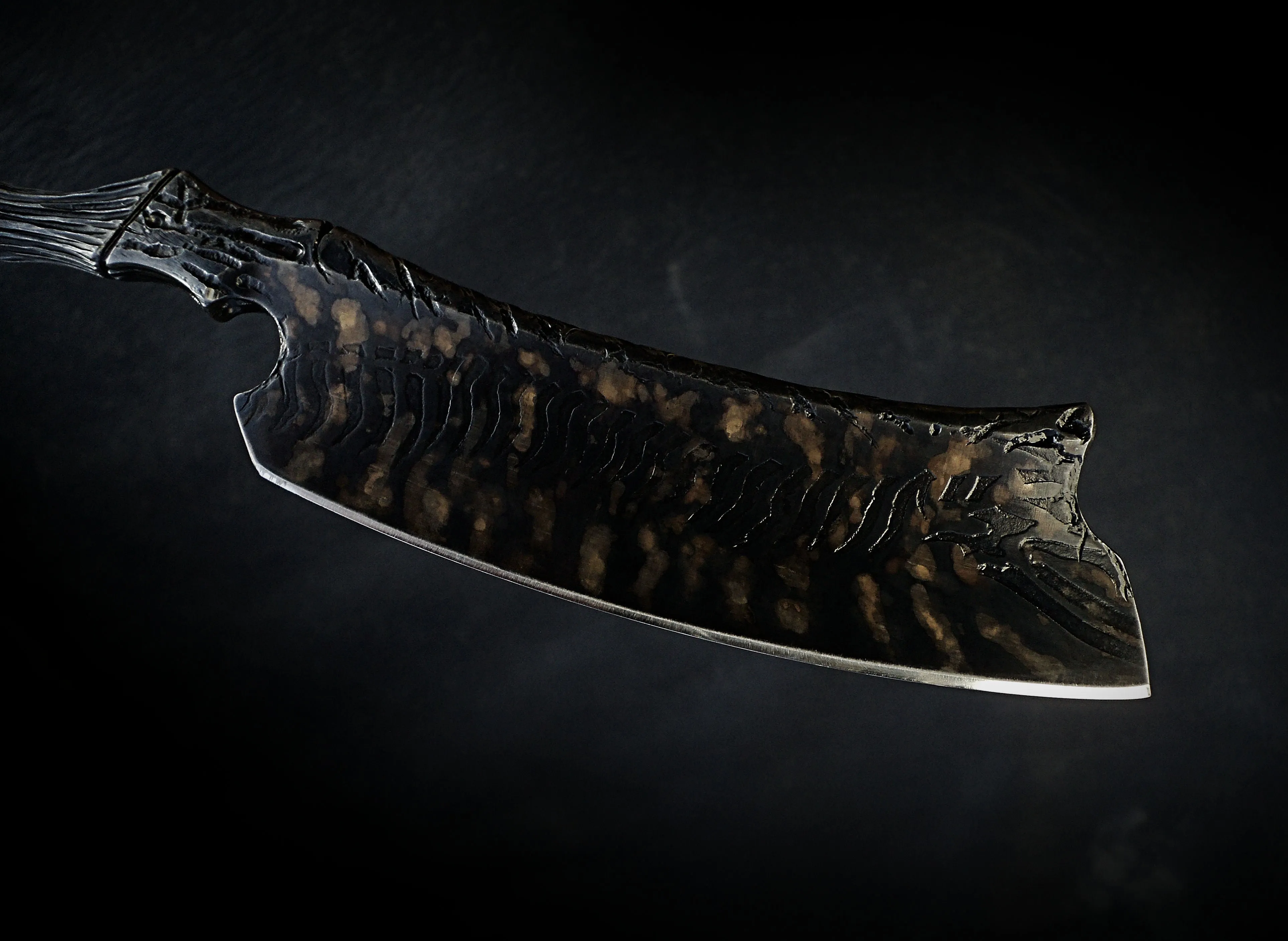 Dylan Farnham Buckeye Burl Sculpted Straight Razor