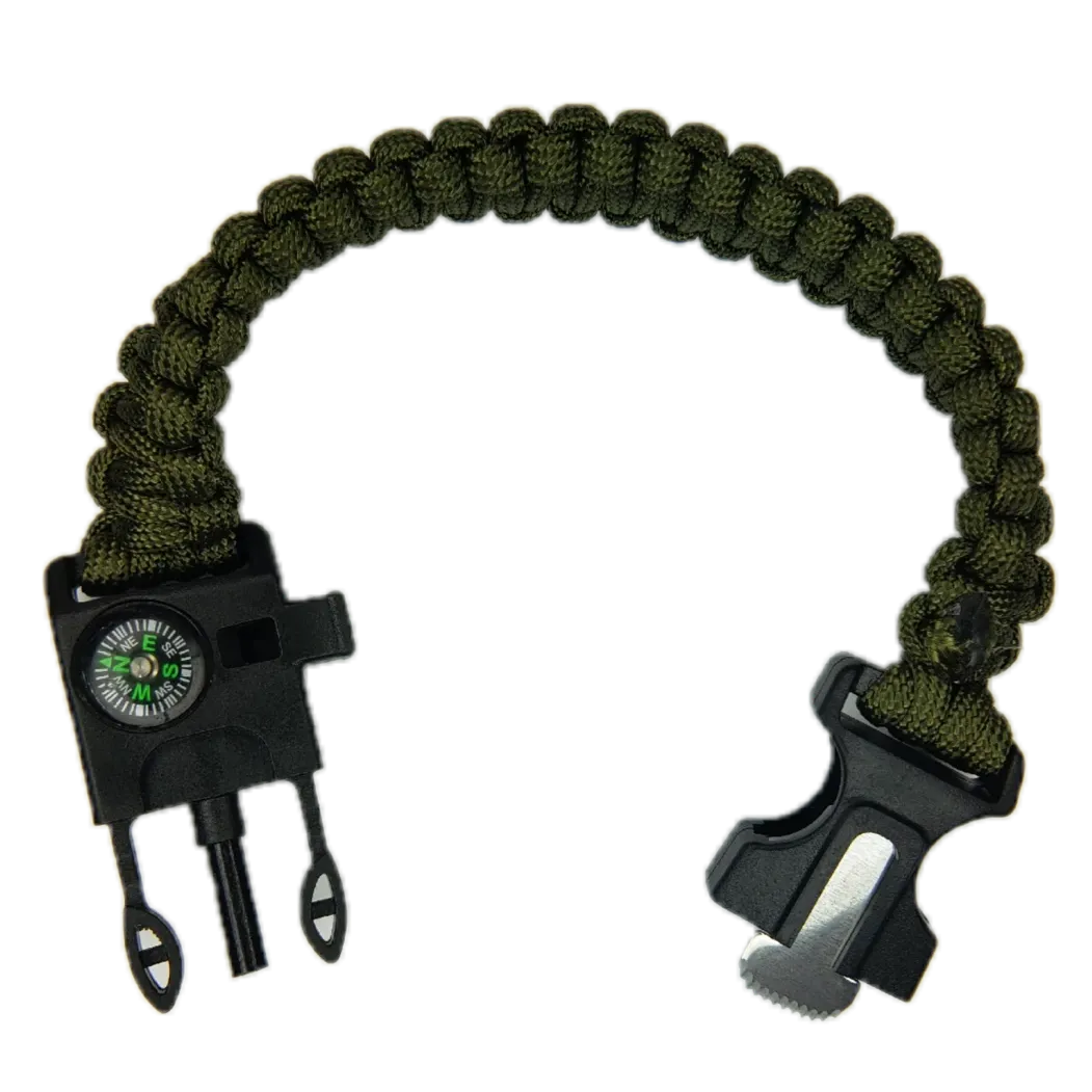 Firestarter Paracord Survival Bracelet : Fire Starting Bracelet EDC kit