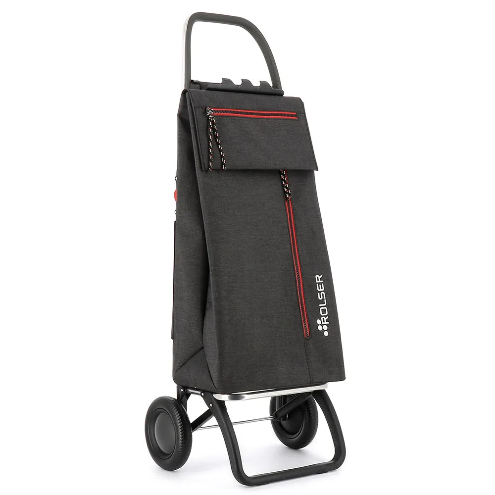 Folding Trolley Wallaby Tweed 2L 2 Wheel - Black