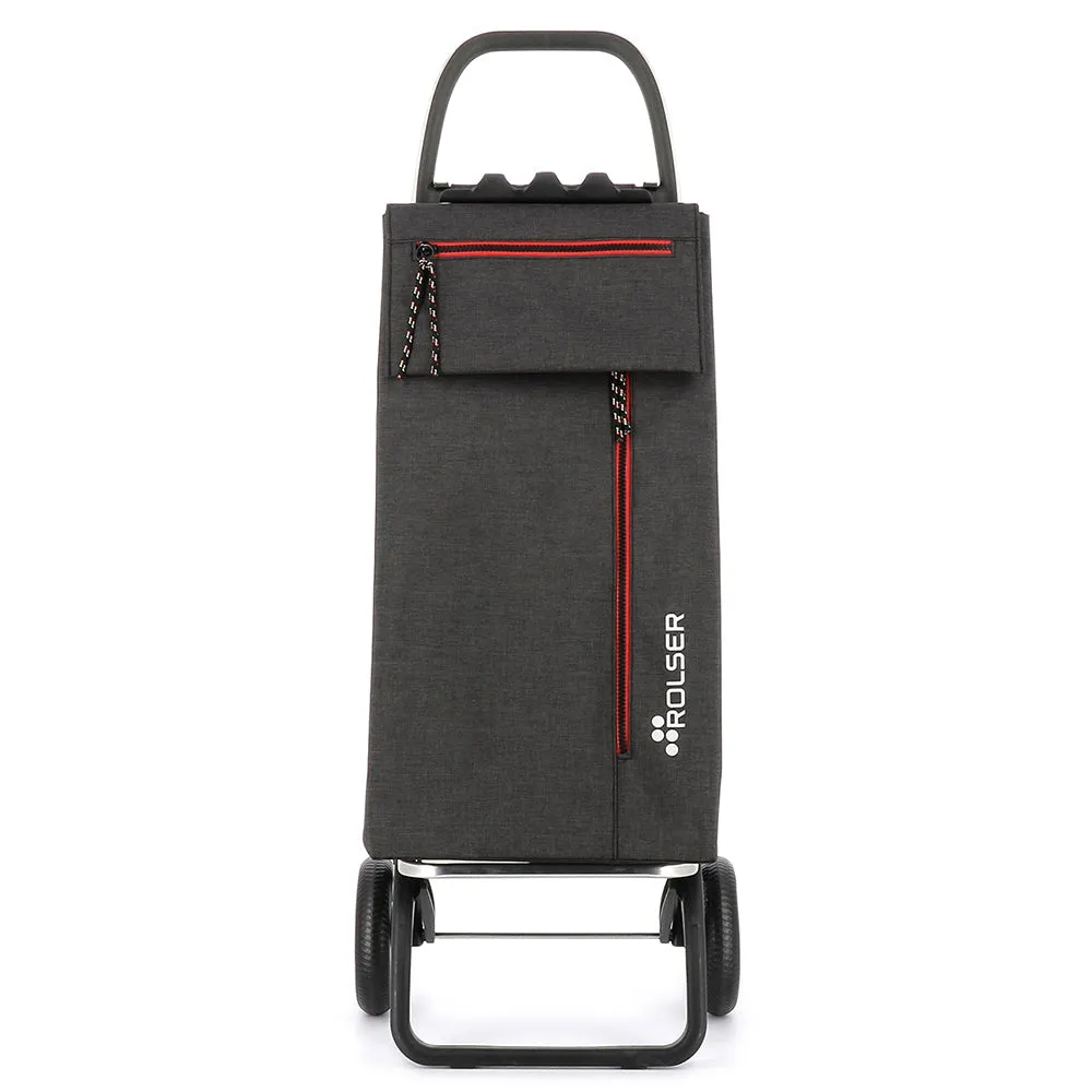 Folding Trolley Wallaby Tweed 2L 2 Wheel - Black