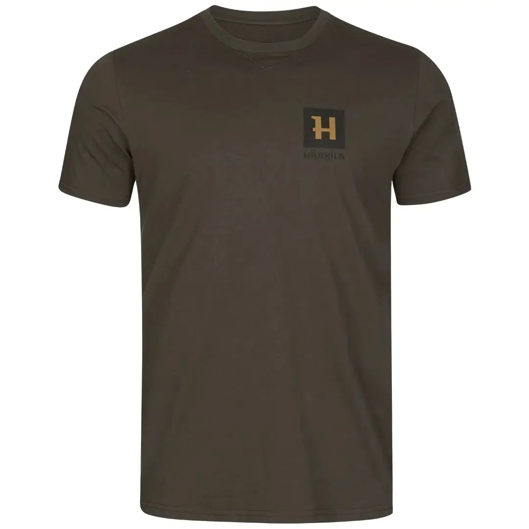 Gorm S/S T-Shirt - Shadow Brown by Harkila