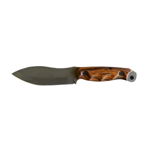 Half Face Blades Skinner Knife | Desert Ironwood