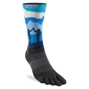 Injinji Trail Midweight Women's Specific Crew Socks - Alaska Collection