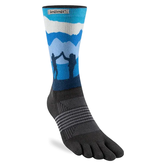 Injinji Trail Midweight Women's Specific Crew Socks - Alaska Collection