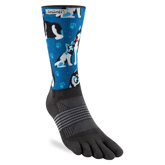 Injinji Trail Midweight Women's Specific Crew Socks - Alaska Collection