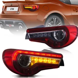 LED Tail Lights Assembly With Sequential Turn Signal For 2012-2021 FR-S/BRZ/GT86 1th Gen (ZN6/ZC6)