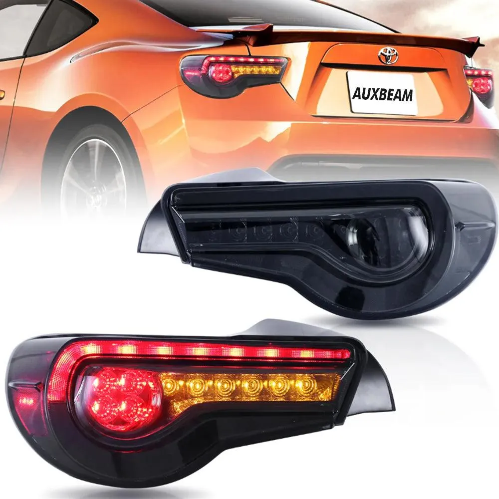 LED Tail Lights Assembly With Sequential Turn Signal For 2012-2021 FR-S/BRZ/GT86 1th Gen (ZN6/ZC6)