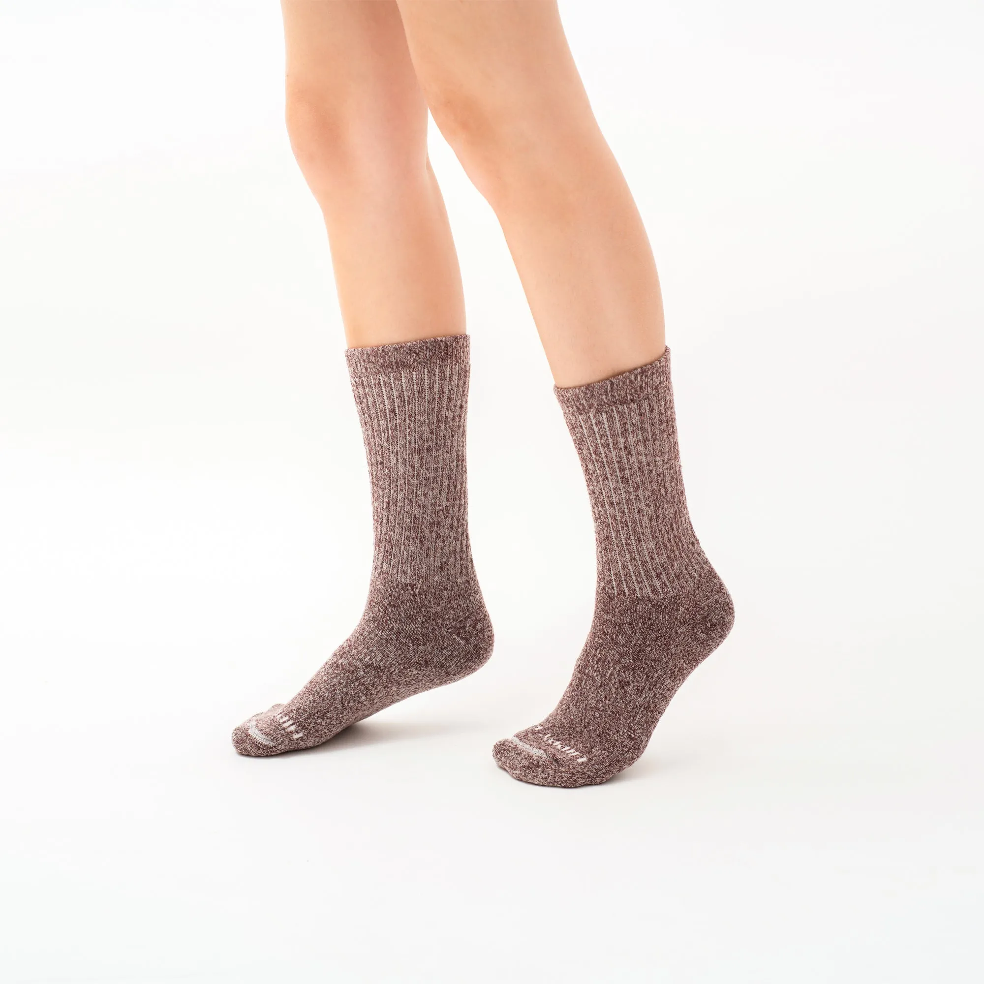 Merino Wool Marled Crew Socks 4-pack (LARGE)