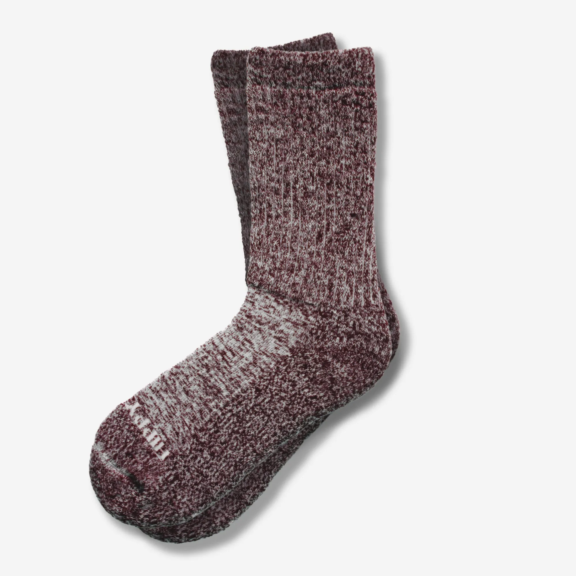 Merino Wool Marled Crew Socks 4-pack (LARGE)