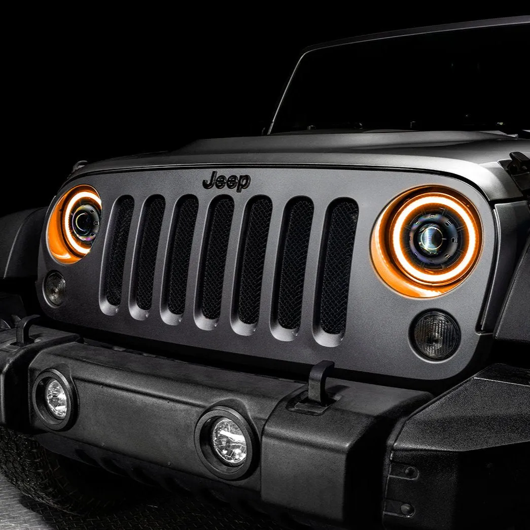 ORACLE Lighting Oculus™ 7" Switchback Bi-LED Projector Headlights for Jeep Wrangler JK