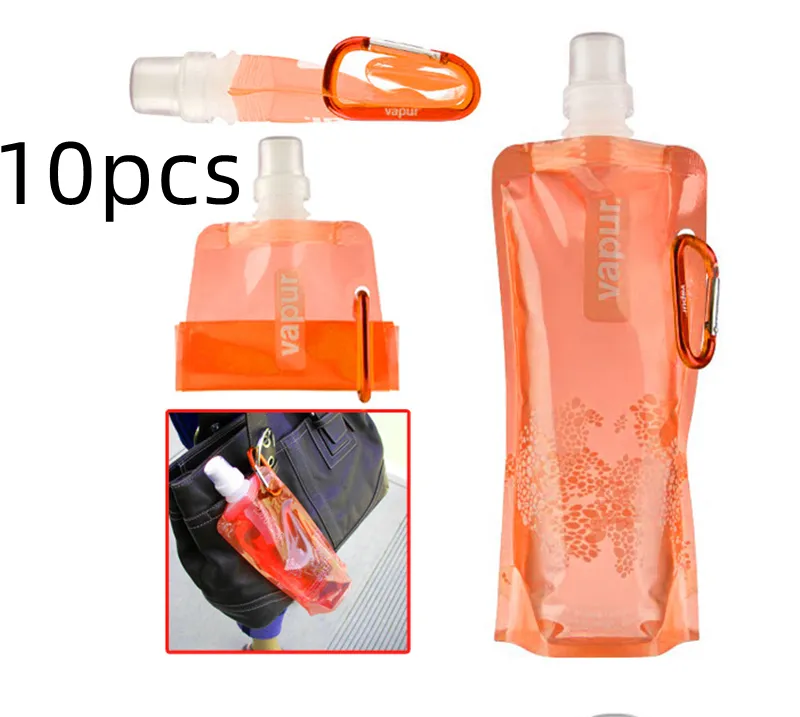 Portable collapsible water bag