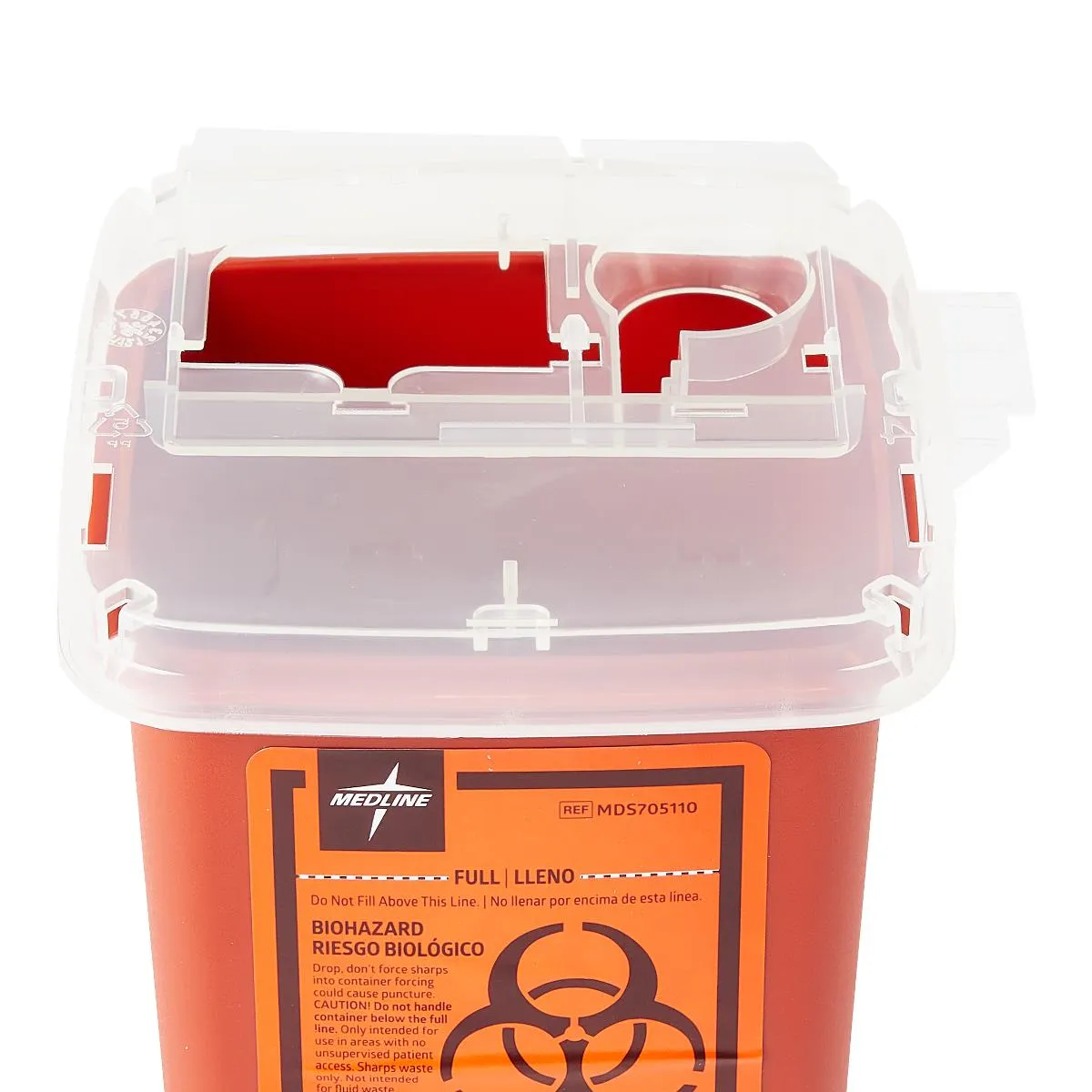 Portable Phlebotomy Sharps Container, 1qt