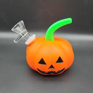 Pumpkin Silicone Water Bubbler