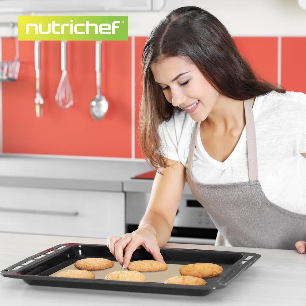 Silicone Baking Sheet - Reusable, Easy & Convenient, Nonstick Matt Used For Oven - (Black)