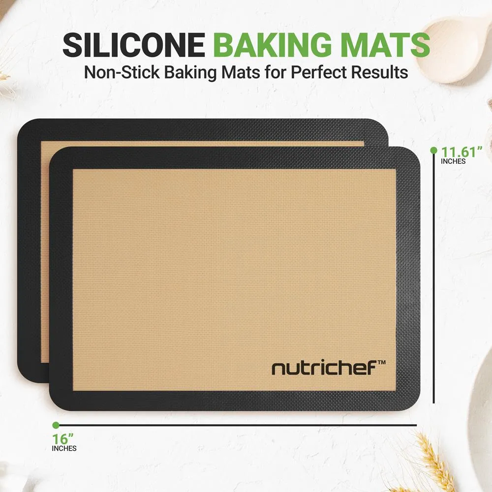 Silicone Baking Sheet - Reusable, Easy & Convenient, Nonstick Matt Used For Oven - (Black)