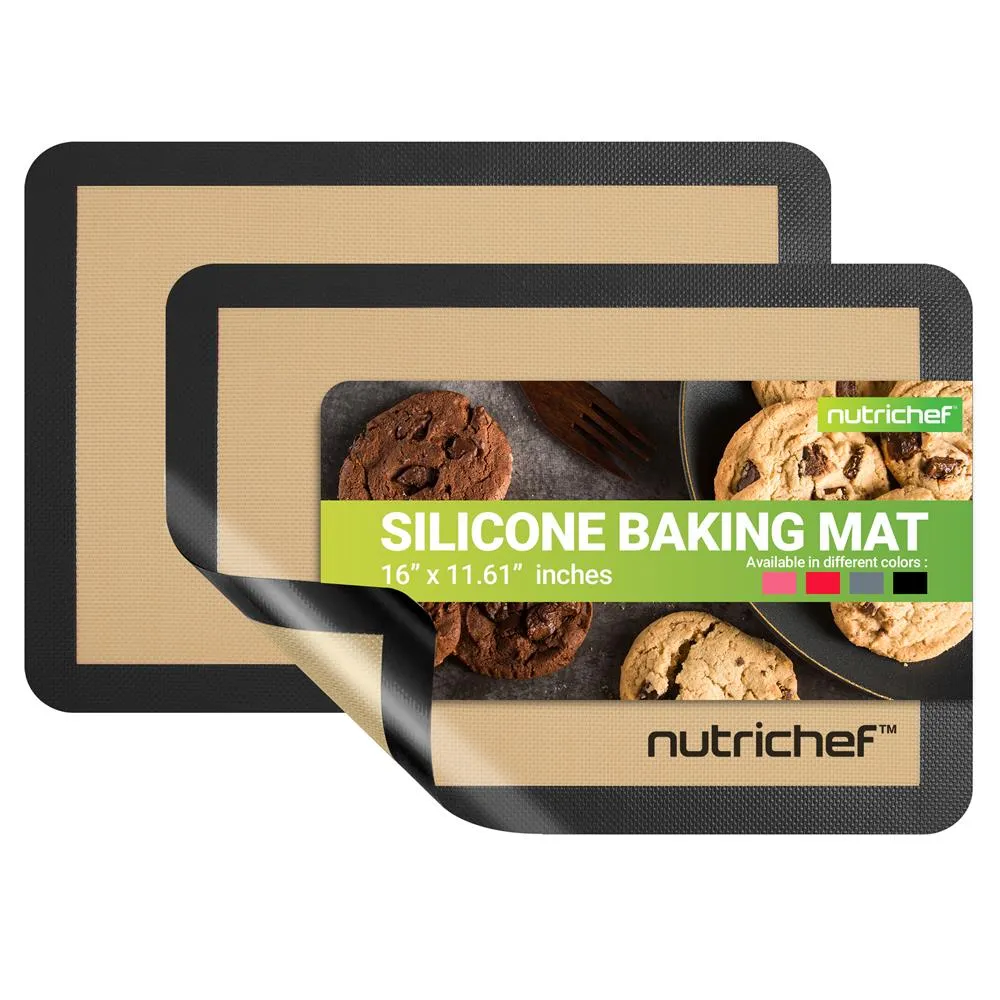 Silicone Baking Sheet - Reusable, Easy & Convenient, Nonstick Matt Used For Oven - (Black)