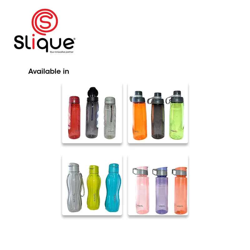 SLIQUE PP Sports Water Bottle BPA Free Set of 3 500ml | 0.5L (Boy)