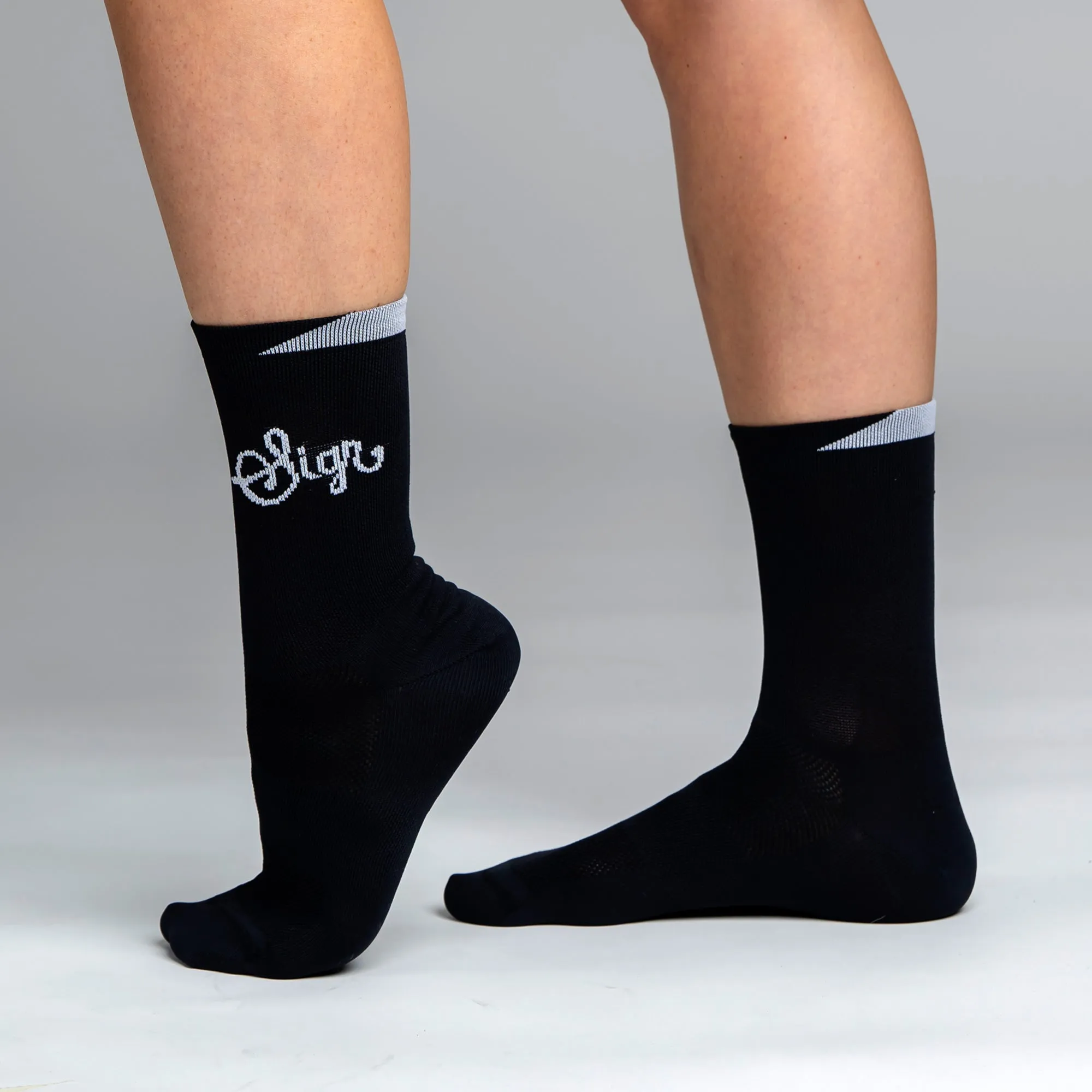 Snok Women's Black Cycling Socks