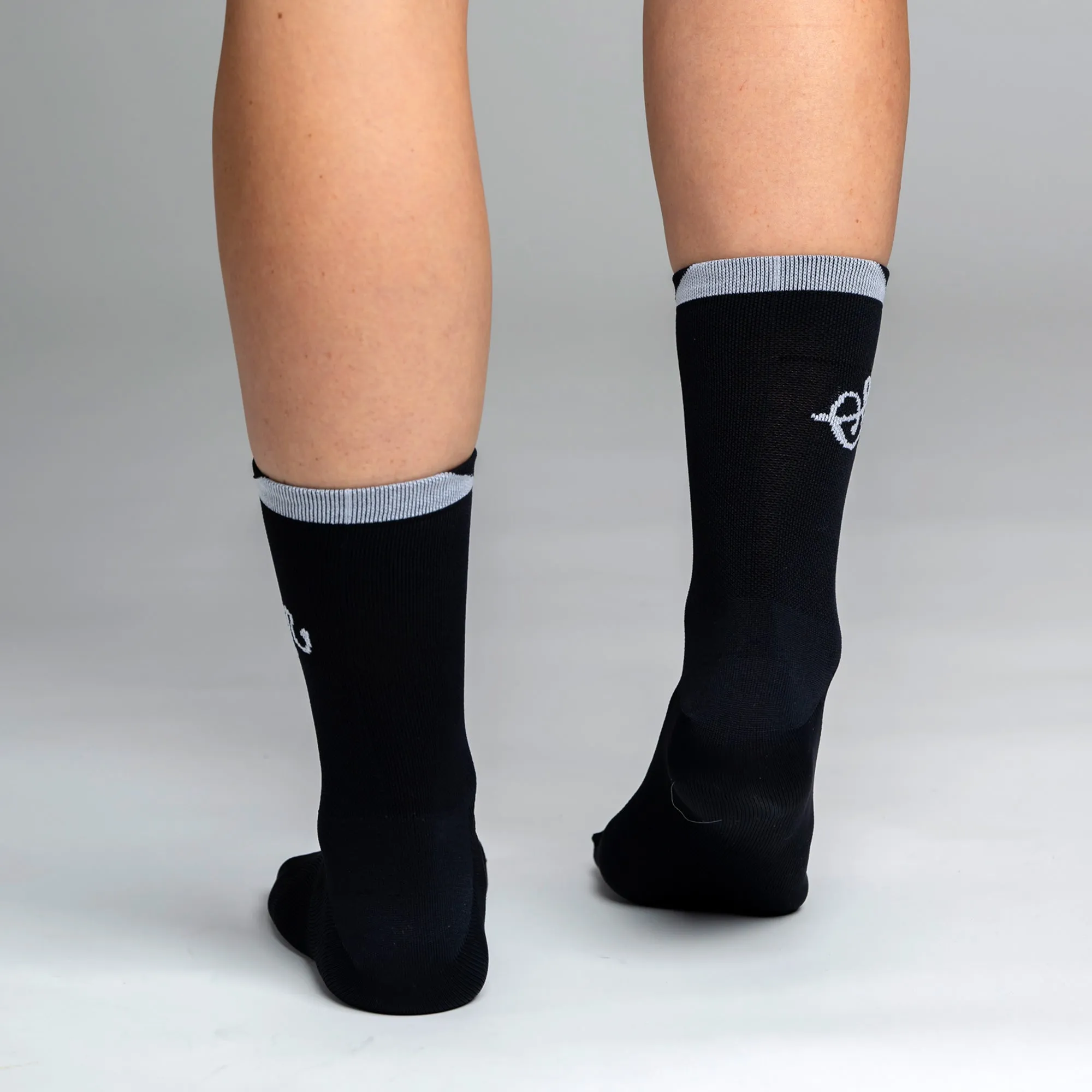 Snok Women's Black Cycling Socks