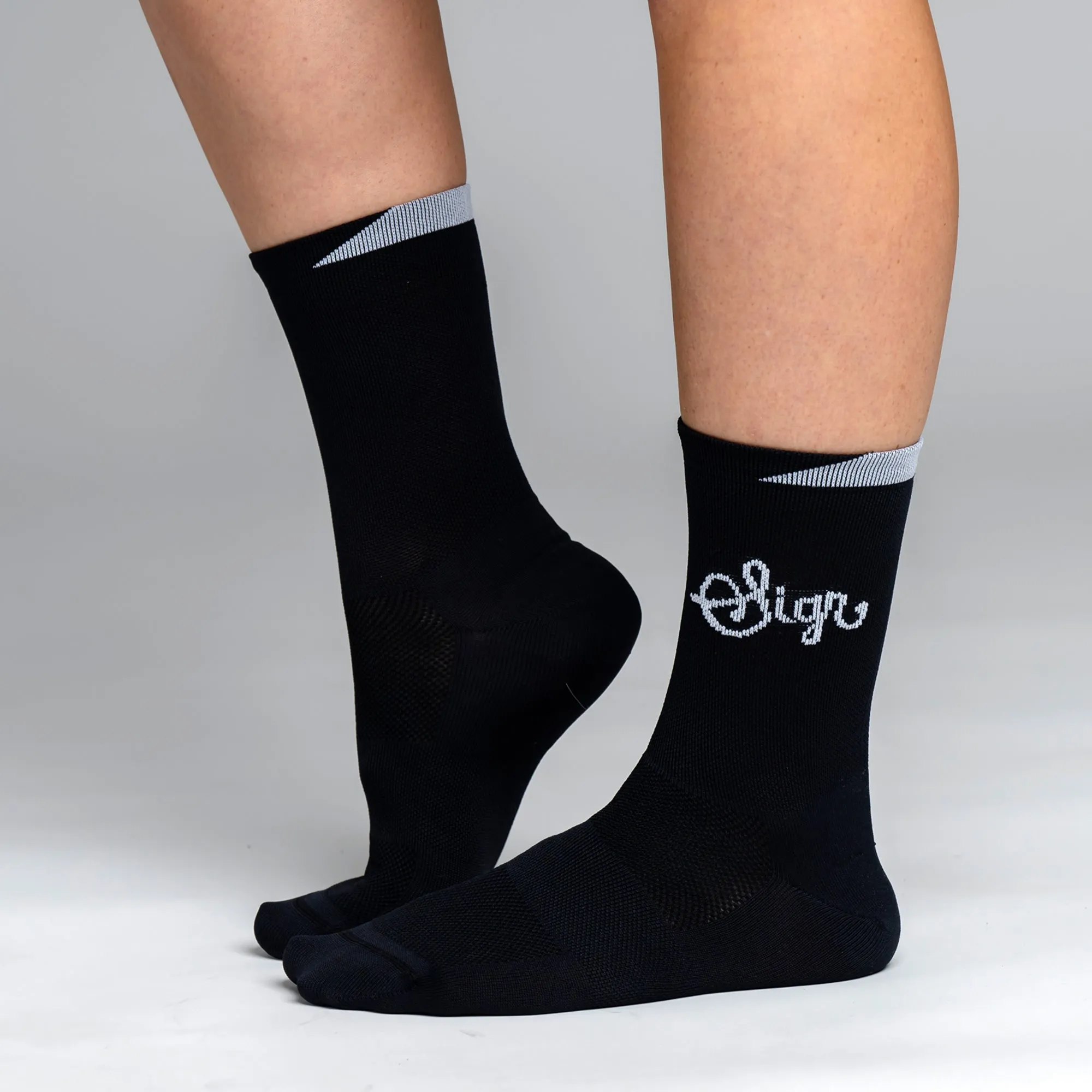 Snok Women's Black Cycling Socks