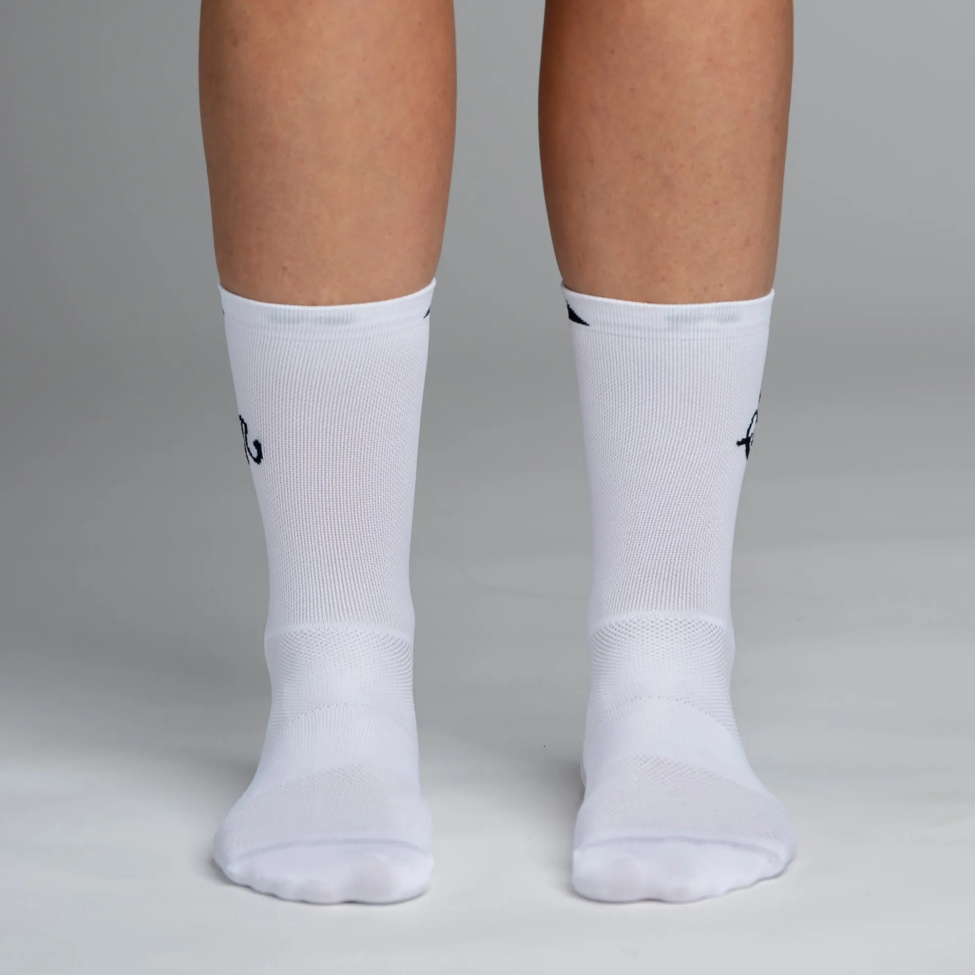 Snok Women's White Cycling Socks