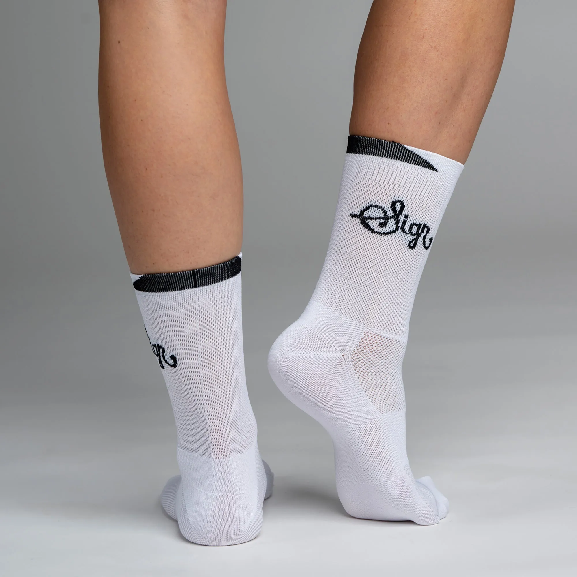 Snok Women's White Cycling Socks