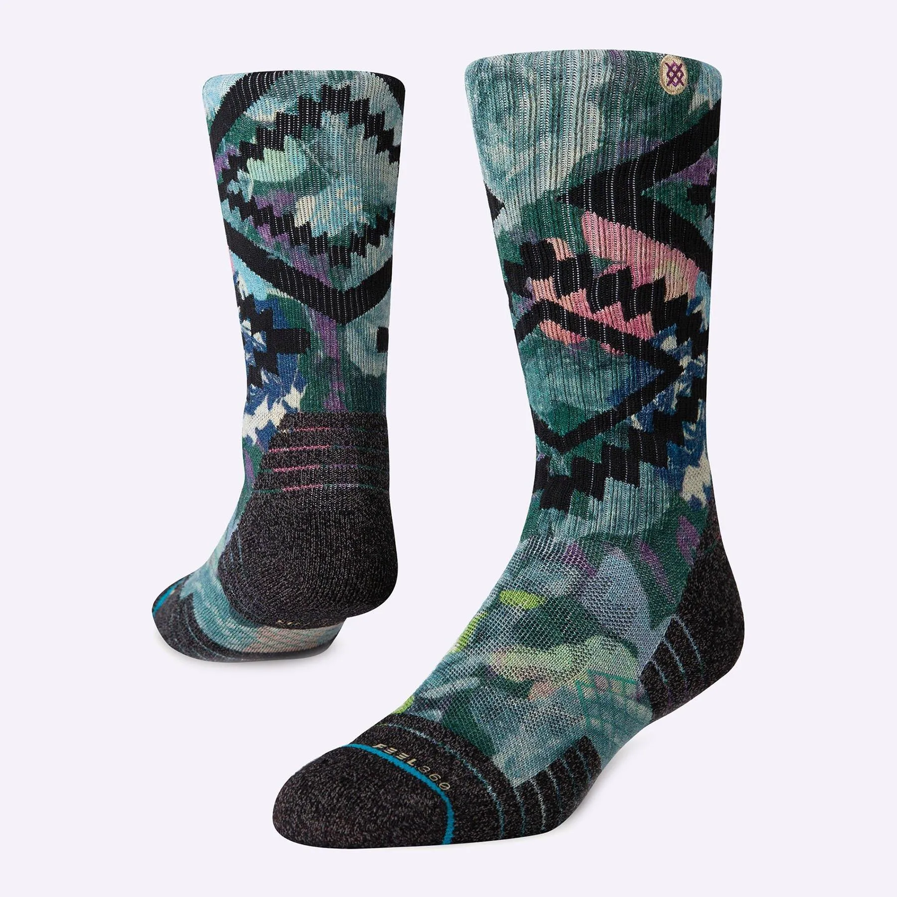 Stance Socks - Adventure - Desert Rose Crew - Green