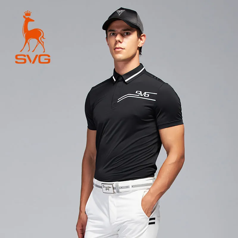 SVG Golf Men's Polo Shirts Short Sleeve UPF 50 