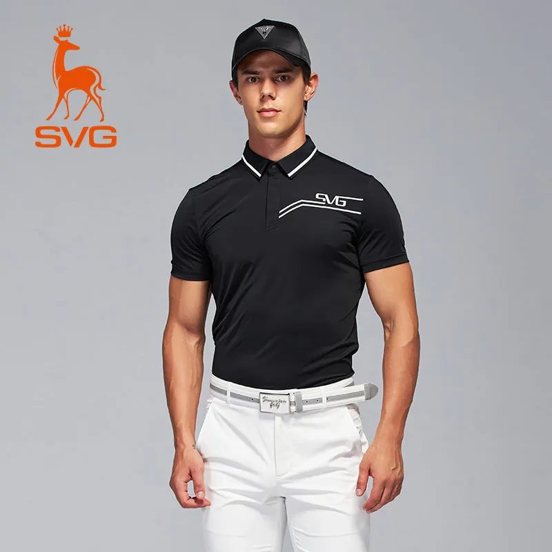 SVG Golf Men's Polo Shirts Short Sleeve UPF 50 