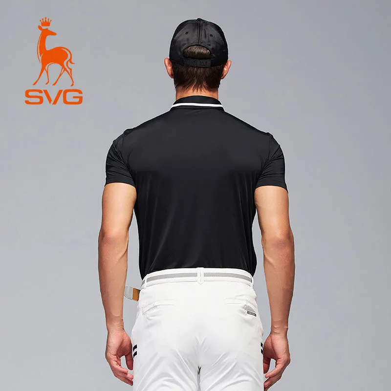 SVG Golf Men's Polo Shirts Short Sleeve UPF 50 