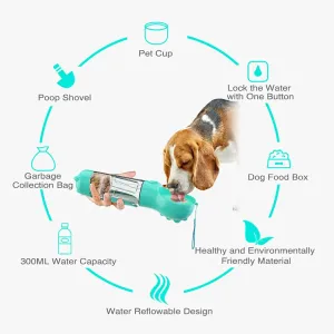 The All-in-One Dog Companion Bottle for Hydration, Feeding, and Cleanups (TODAY ONLY GET 30% OFF CODE DOG)