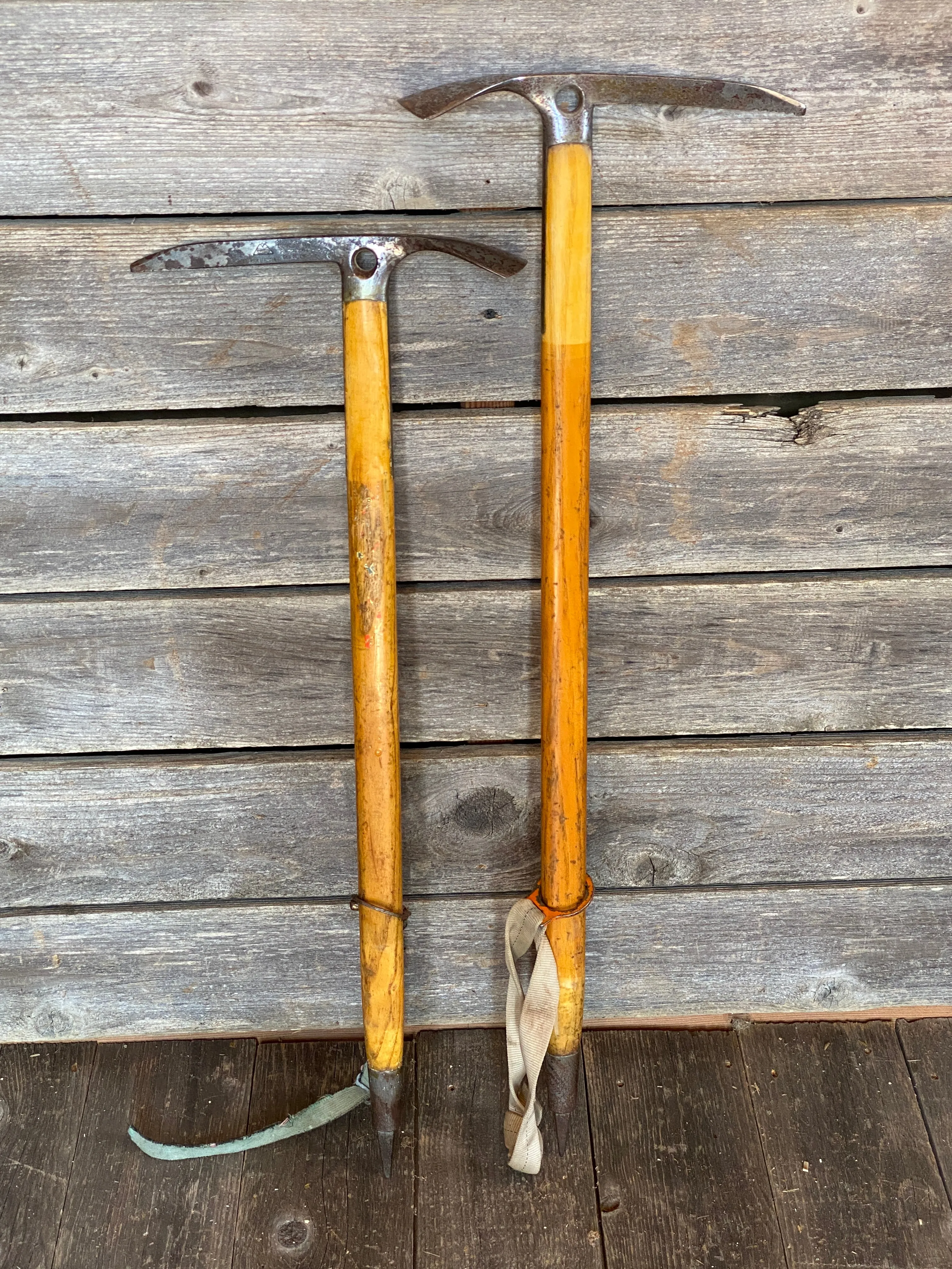 Unique Pair of Vintage Mountaineering Axes