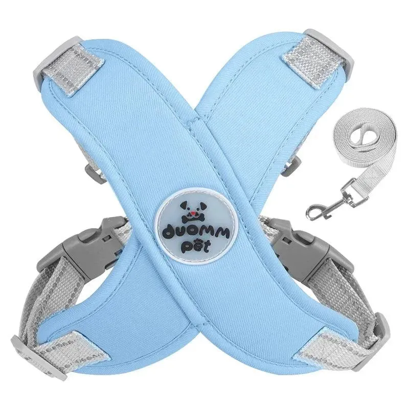 X Shaped Dog Harness Vest Set